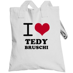 Tedy Bruschi I Heart Love Football Sports New England Totebag