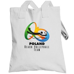 Poland Beach Volleyball Team Rio 2016 Olympic Event Logo Totebag