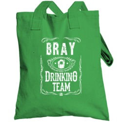 Bray Irish Drinking Team Whiskey Beer Custom Name St Patricks Day Tote