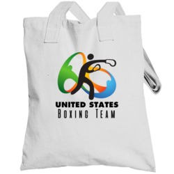 United States Boxing Team Rio 2016 Olympic Event Logo Totebag