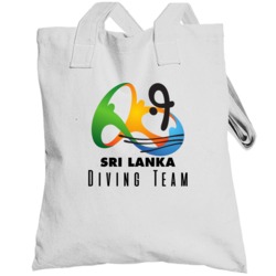 Sri Lanka Diving Team Rio 2016 Olympic Event Logo Totebag