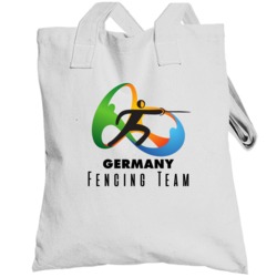Germany Fencing Team Rio 2016 Olympic Event Logo Totebag