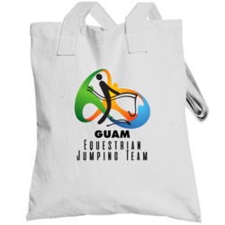 Guam Equestrian Jumping Team Rio 2016 Olympic Event Logo Totebag