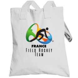 France Field Hockey Team Rio 2016 Olympic Event Logo Totebag