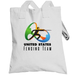 United States Fencing Team Rio 2016 Olympic Event Logo Totebag