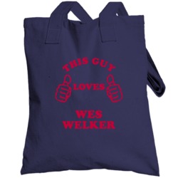 Wes Welker This Guy Loves Football Sports New England Totebag