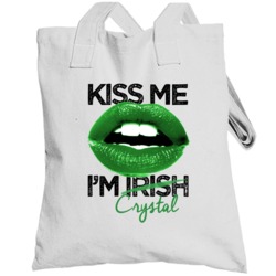 Crystal Kiss Me I'm Irish Custom First Name St Patricks Day Trending L