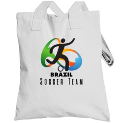 Brazil Soccer Team Rio 2016 Olympic Event Logo Totebag