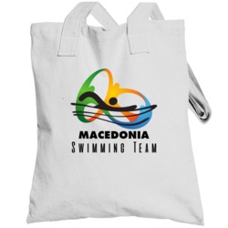 Macedonia Swimming Team Rio 2016 Olympic Event Logo Totebag