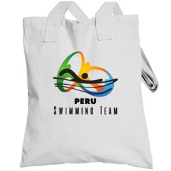 Peru Swimming Team Rio 2016 Olympic Event Logo Totebag