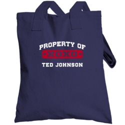 Ted Johnson Property Of Football Sports New England Totebag