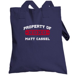 Matt Cassel Property Of Football Sports New England Totebag