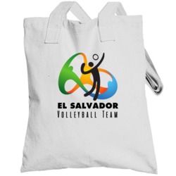 El Salvador Volleyball Team Rio 2016 Olympic Event Logo Totebag