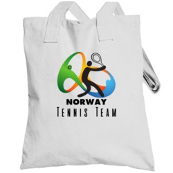 Norway Tennis Team Rio 2016 Olympic Event Logo Totebag
