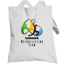 Canada Weightlifting Team Rio 2016 Olympic Event Logo Totebag
