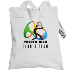 Puerto Rico Tennis Team Rio 2016 Olympic Event Logo Totebag