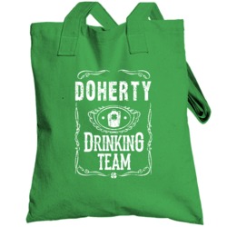 Doherty Irish Drinking Team Whiskey Beer Custom Name St Patricks Day T