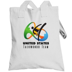 United States Taekwondo Team Rio 2016 Olympic Event Logo Totebag