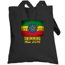 Ethiopia Swimming Rio 2016 Olympic Team Flag Totebag