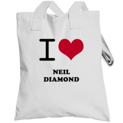 I Heart Neil Diamond Rock And Roll Hall Of Fame Totebag