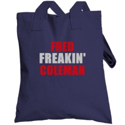 Fred Coleman Freakin Football Sports New England Totebag