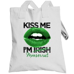 Monserrat Kiss Me I'm Irish Custom First Name St Patricks Day Trending