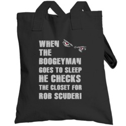 Rob Scuderi Boogeyman Basketball Hockey Baseball Football Totebag