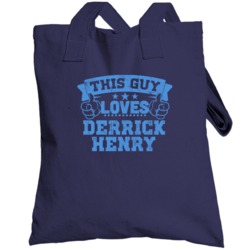 This Guy Loves Derrick Henry Tennessee Football Sports Athlete Totebag