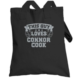 This Guy Loves Connor Cook Oakland Football Sports Athlete Totebag