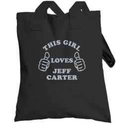 Jeff Carter Love Me Some Basketball Hockey Baseball Football Totebag