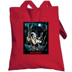 Hell Night Classic 80s Horror Movie Poster Totebag