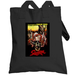 Squirm Classic 80s Horror Movie Poster Totebag