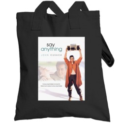 John Cusack Say Anything Classic 80s Movie Poster Totebag