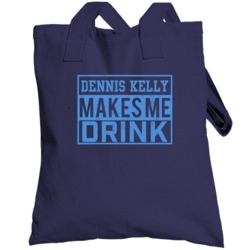 Dennis Kelly Makes Me Drink Funny Football Tennessee Fan Totebag