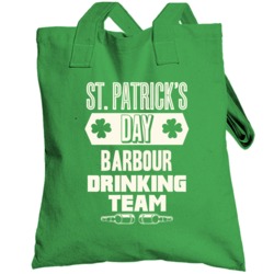 Barbour Irish Drinking Team Whiskey Beer Custom Last Name St Patricks 