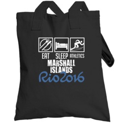 Eat Sleep Athletics Marshall Islands Rio 2016 Summer Olympic Team Tote