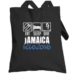 Eat Sleep Dive Diving Jamaica Rio 2016 Summer Olympic Team Totebag