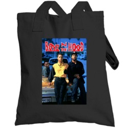 Boyz In The Hood Classic 80s Gangster Movie Poster Totebag
