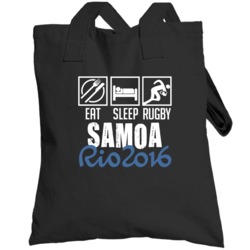 Eat Sleep Rugby Samoa Rio 2016 Summer Olympic Team Totebag