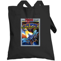 Atari Galaga Classic 80s Space Video Game Cover Totebag