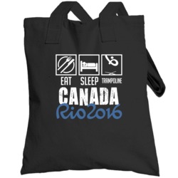 Eat Sleep Trampoline Canada Rio 2016 Summer Olympic Team Totebag