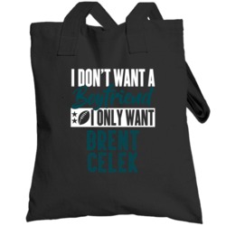 I Only Want Brent Celek Philadelphia Football Sports Athlete Totebag