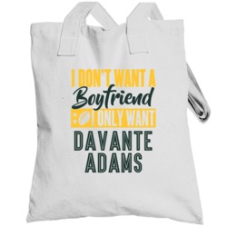 I Only Want Davante Adams Green Bay Football Sports Athlete Totebag