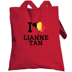 I Love Lianne Tan Belgium Badminton Olympics Totebag
