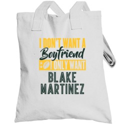 I Only Want Blake Martinez Green Bay Football Sports Athlete Totebag