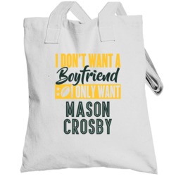 I Only Want Mason Crosby Green Bay Football Sports Athlete Totebag