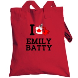 I Love Emily Batty Canada Cycling Olympics Totebag