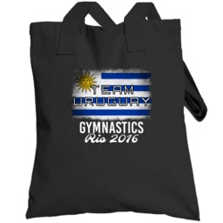 Uruguay Gymnastics Rio 2016 Olympic Team Flag Totebag