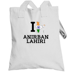 I Love Anirban Lahiri India Golf Olympics Totebag