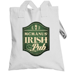 Mcmanus Irish Pub Last Name Custom Beer Drinking St Patricks Day Party